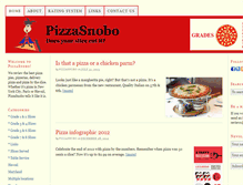 Tablet Screenshot of pizzasnobo.com